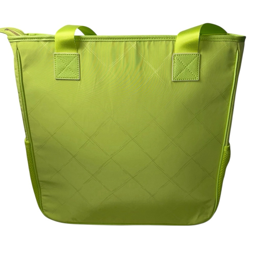 Women's Vera Bradley Lime Green Preppy Poly NoSo Tote One Size NWT - Picture 2 of 14